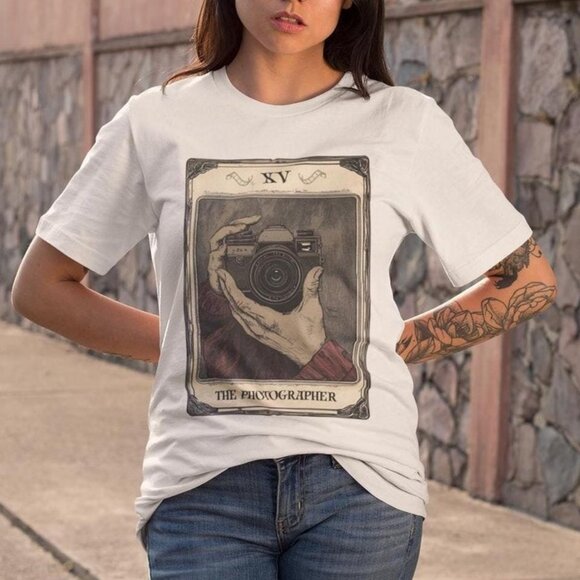 Genias Other - The Photographer Tarot Card Shirt, Photography T-shirt